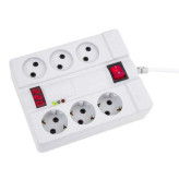 محافظ پارت الکتریک 6 خانه دیجیتالی با کابل 1.8 متری
