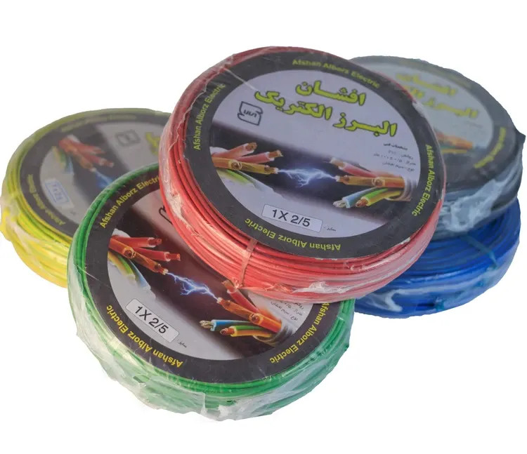 سیم برق افشان جفتی 1 در 1.5 و 1 در 2.5 CCA البرز